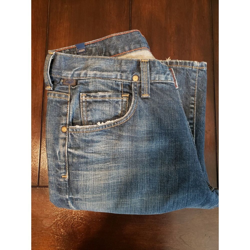 Men's NWOT Citizens‎ Of Humanity Jaggar Jeans Size 32 Inseam 35" Distressed...